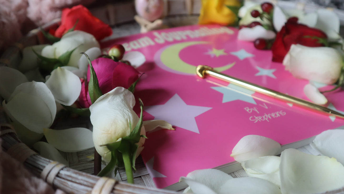 Glossy Pink Paperback Dream Journal