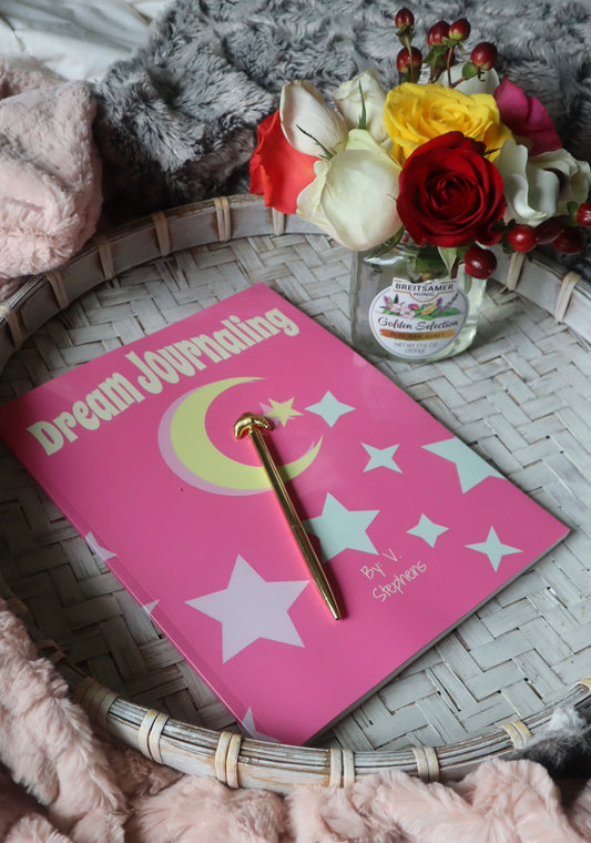 Glossy Pink Paperback Dream Journal