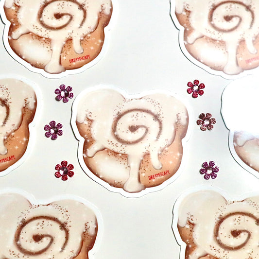 Cinna-Bear Roll Sticker