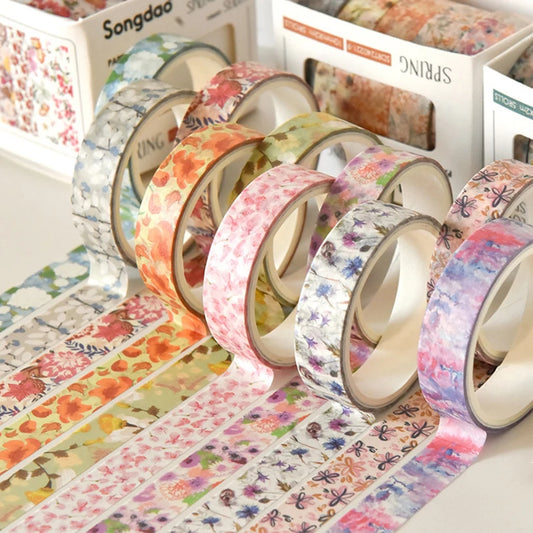 Decorative Spring Washi Tape Set