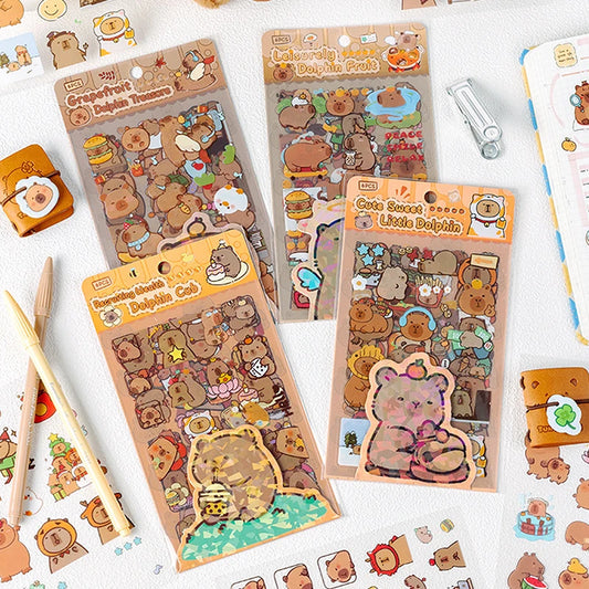 Cute Cartoon Capybara Stickers