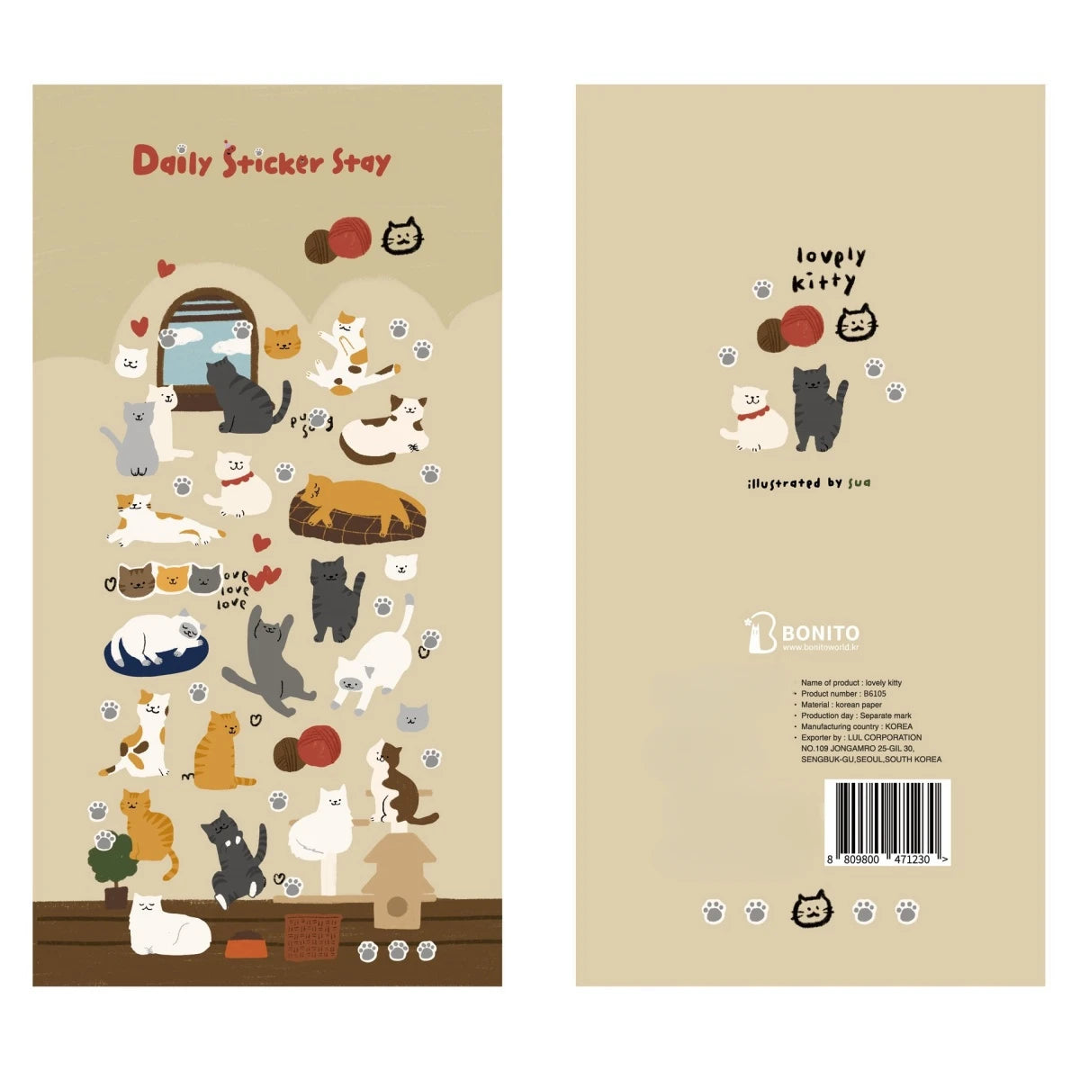 Korean Collection Daily Stickers