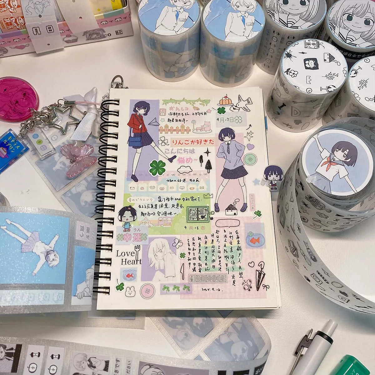 Character Sticker Washi Tape